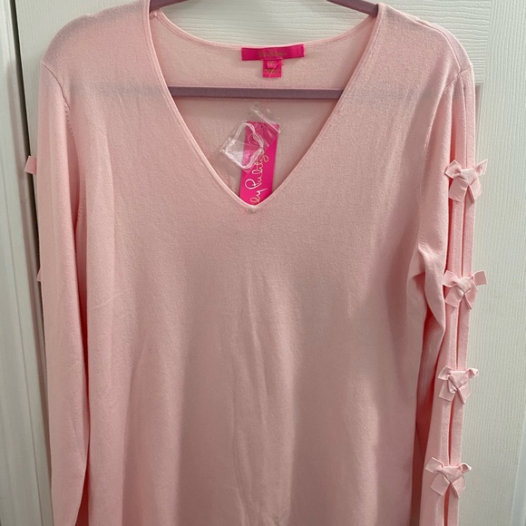 Lilly Pulitzer Sweaters - New Lilly Pulitzer Pink Edina Sweater XL